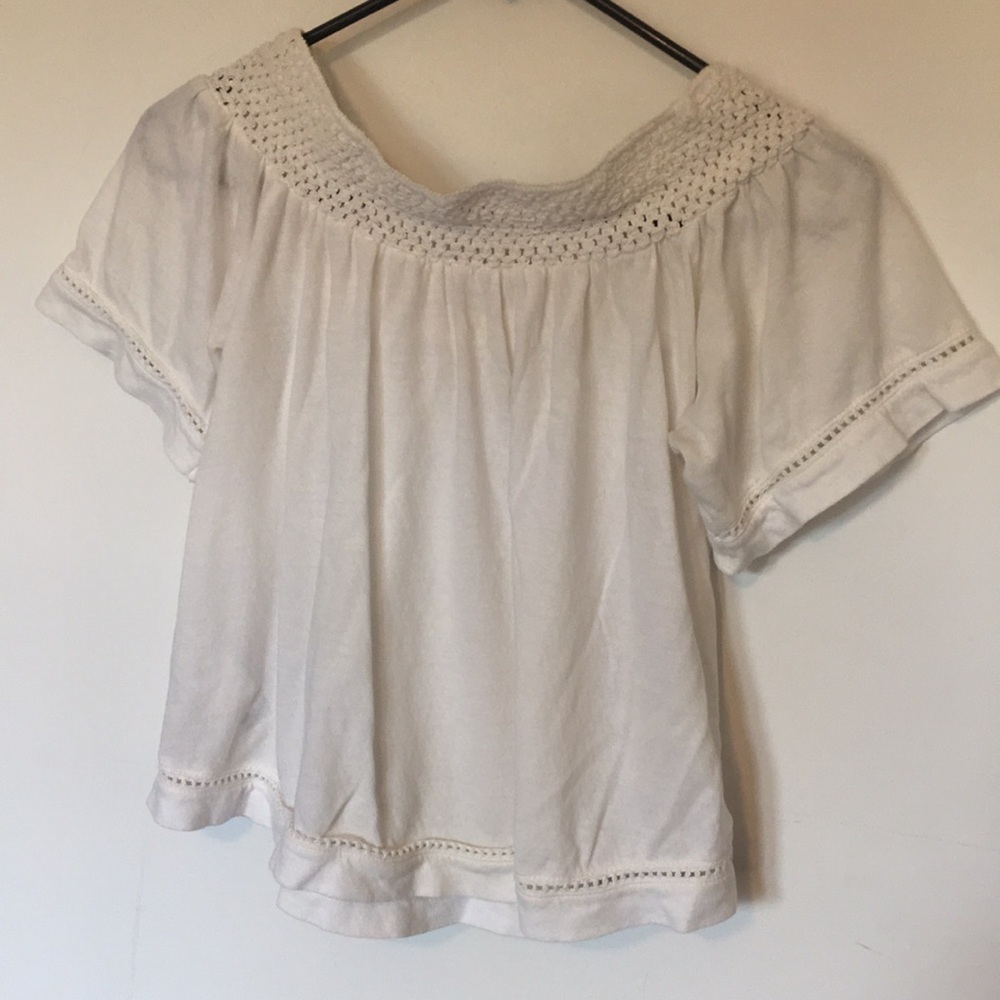 ROXY White Crop Top - Picture 7 of 7